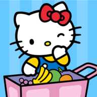 hellokitty儿童超市(Supermarket)_logo